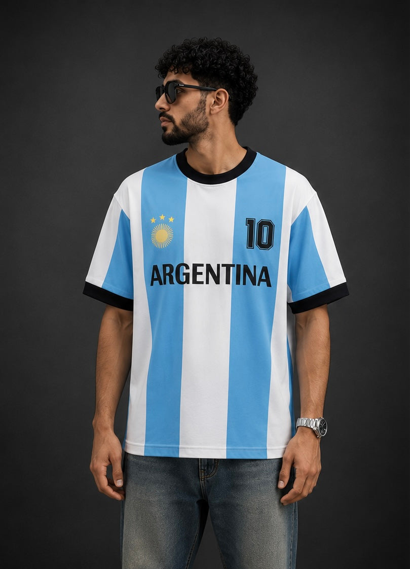 ARGENTINA Oversized Ringer T-Shirt