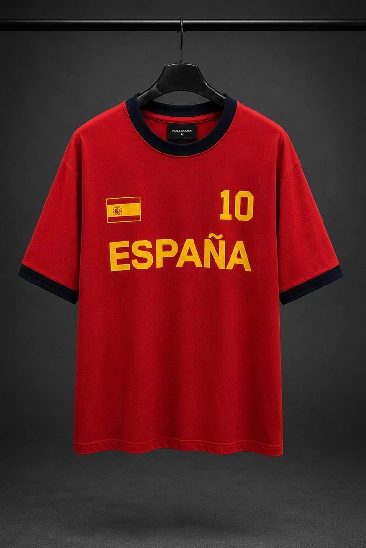 España 10 Oversized Ringer T-Shirt